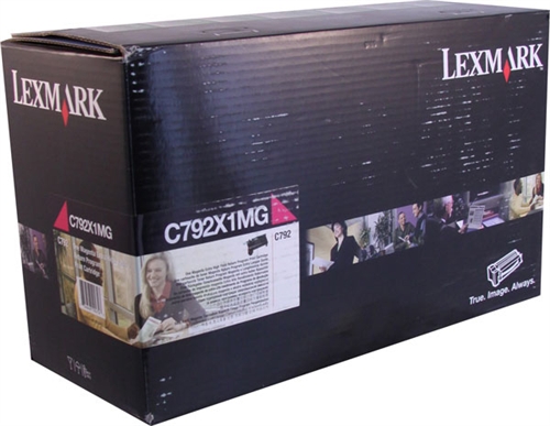 Lexmark C792X1MG OEM C792 Magenta Extra High Yield 20K Return Program ...